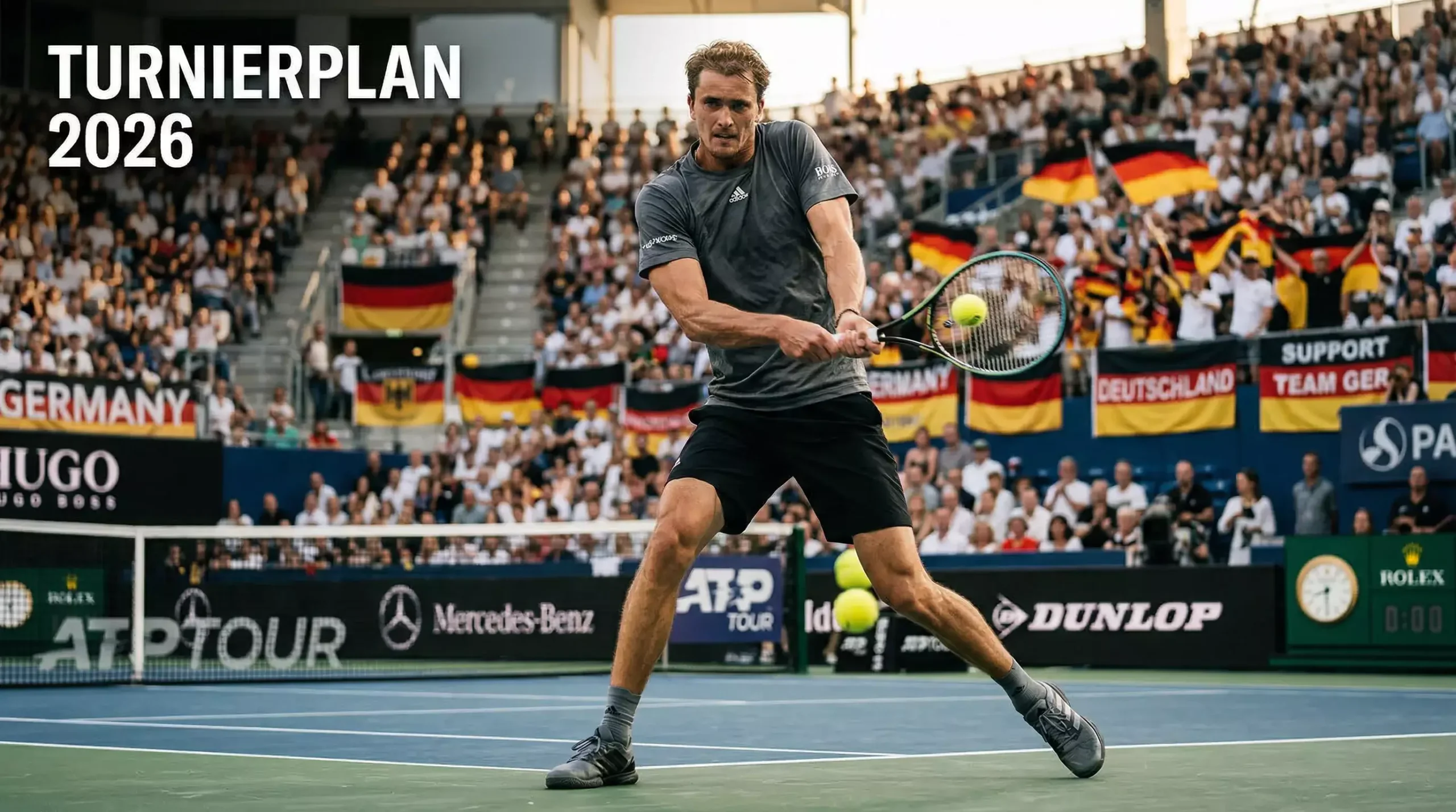 Alexander zverev turnierplan 2026 tennis Bild