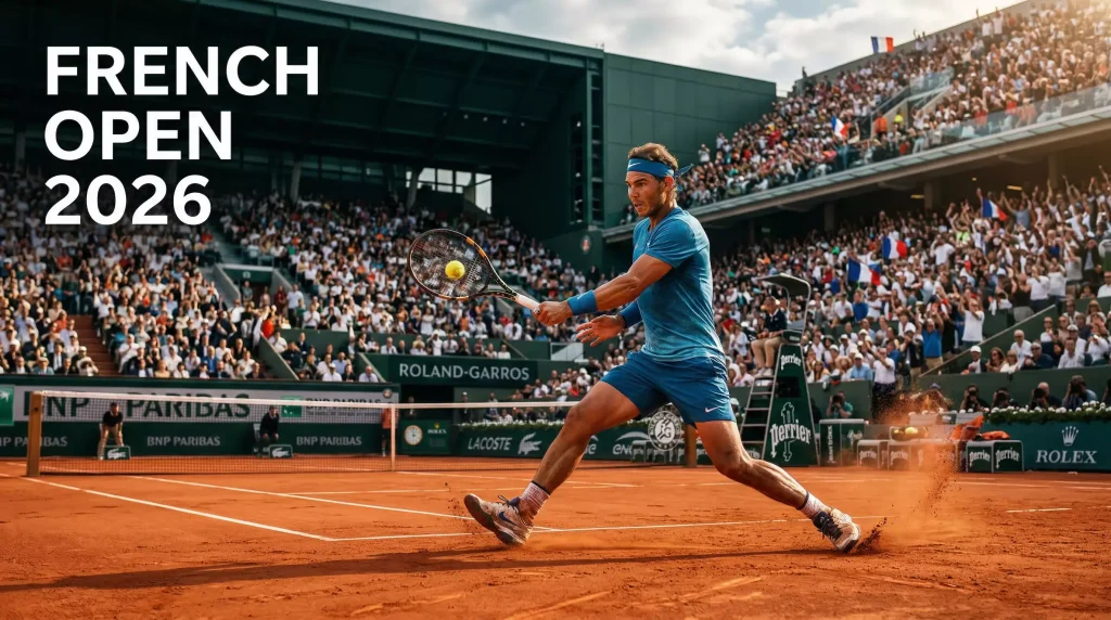 French open 2026 roland garros sandplatz Bild