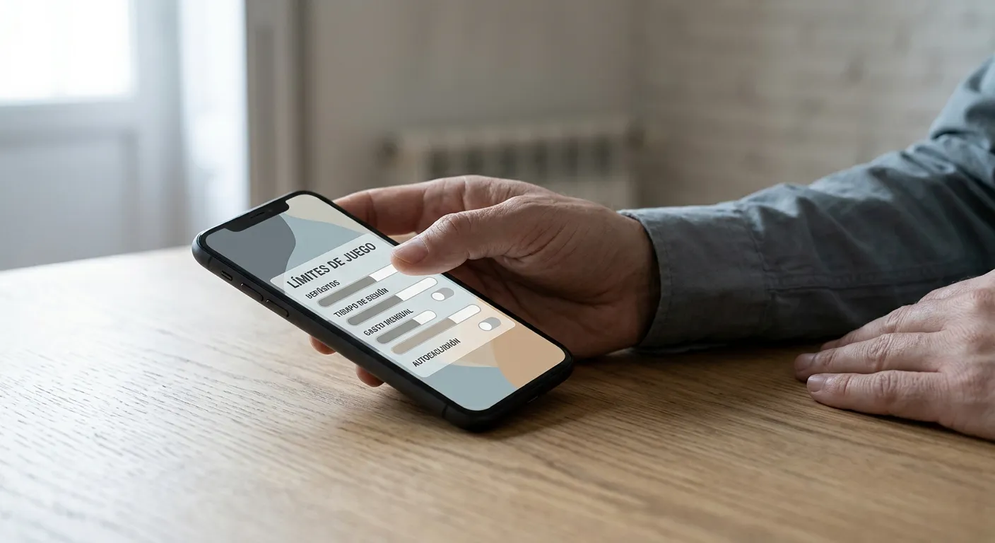 Configuración de límites de depósito en dispositivo móvil