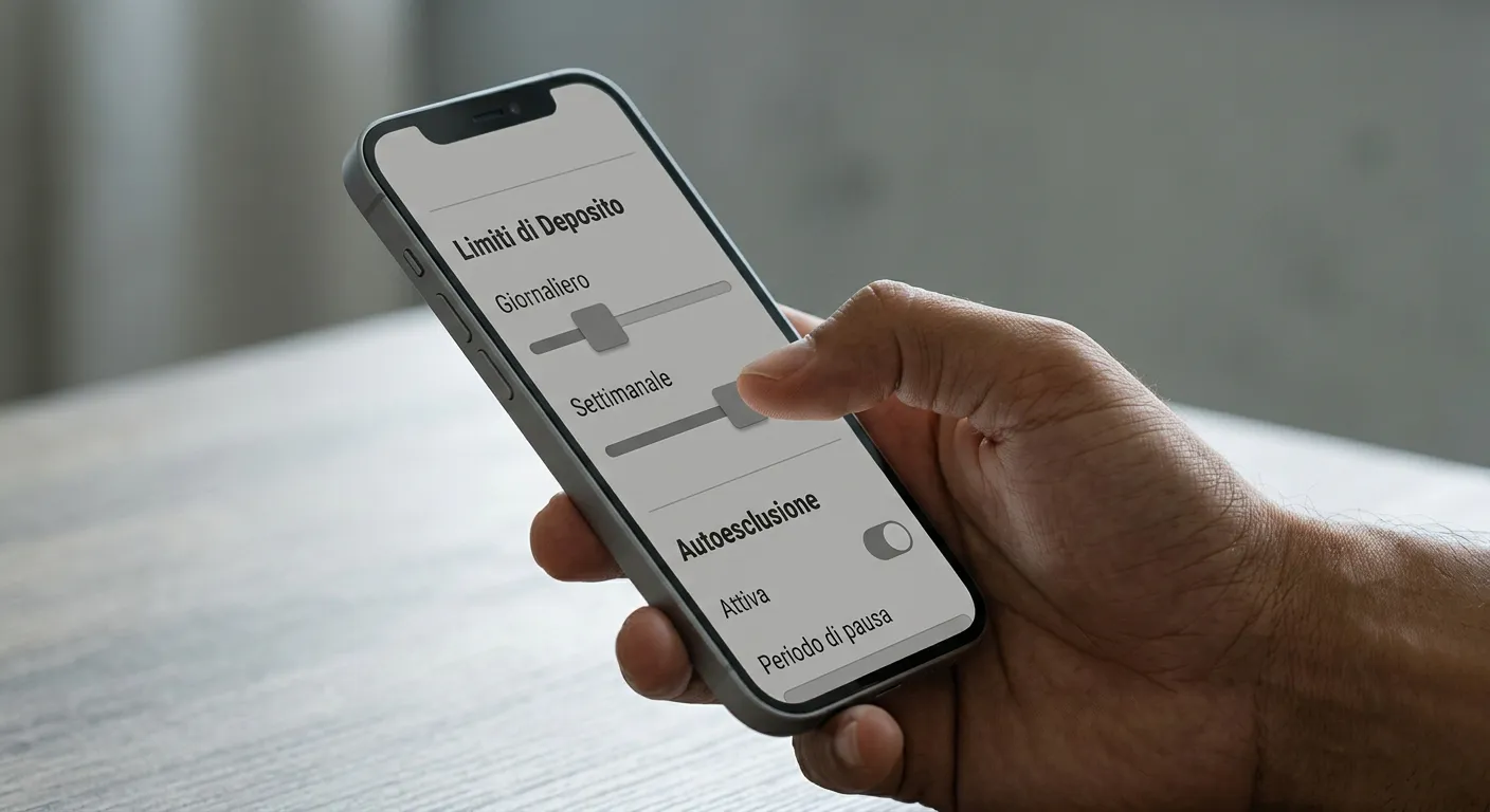 Configuración de límites de depósito y autoexclusión