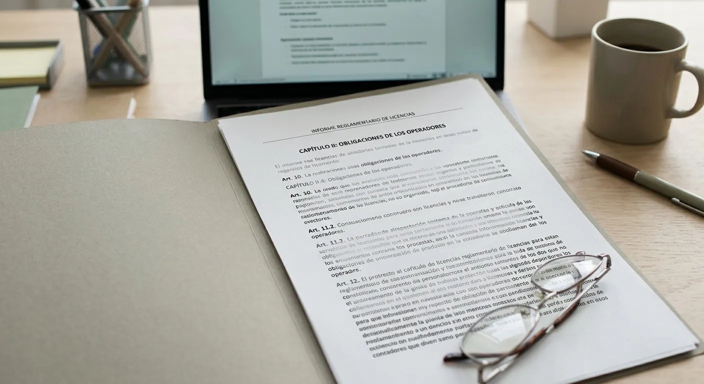 Documentación oficial del marco regulatorio español para casas de apuestas y bonos