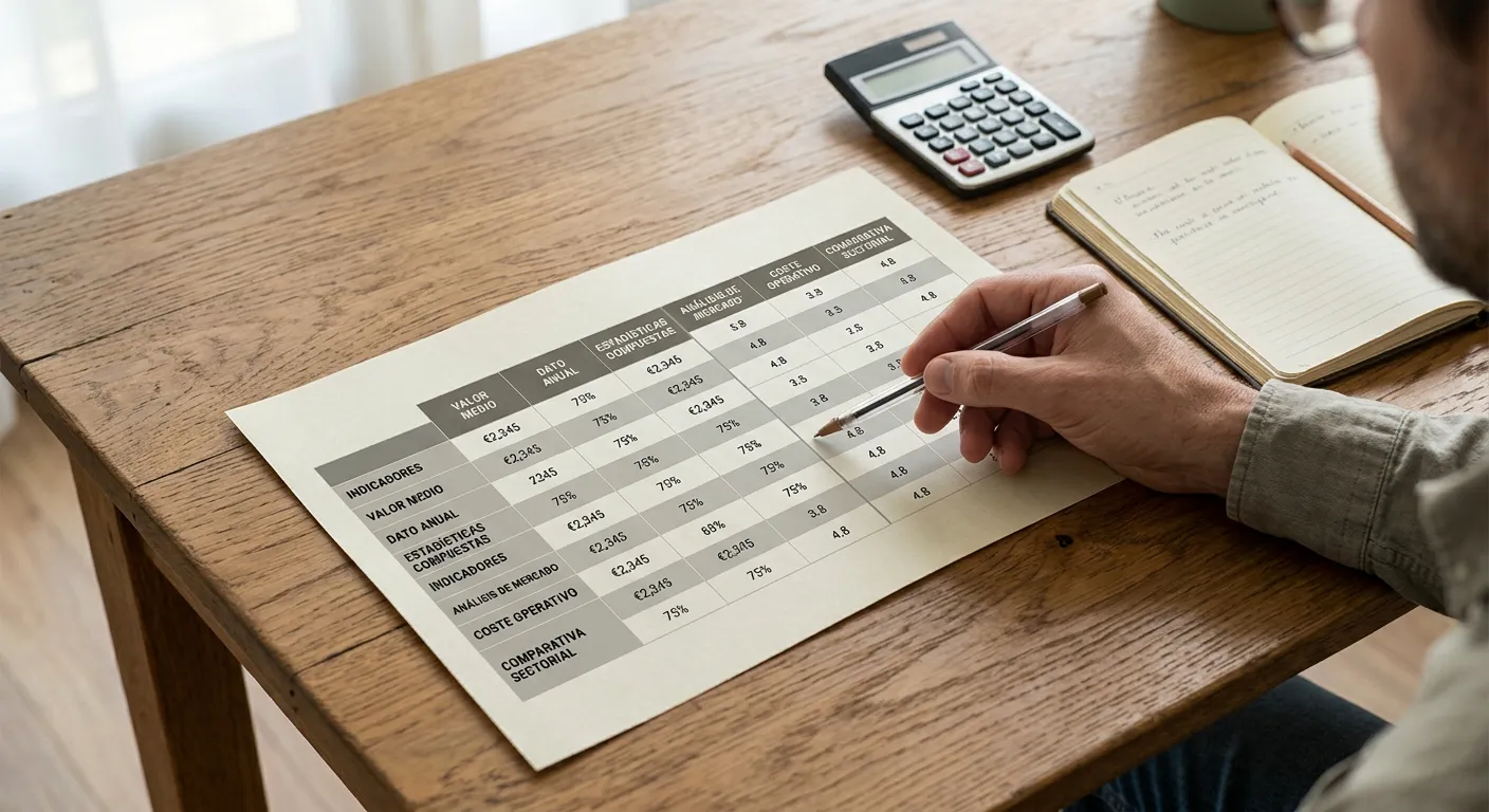 Mesa con documentos de comparativa de casas de apuestas españolas reguladas
