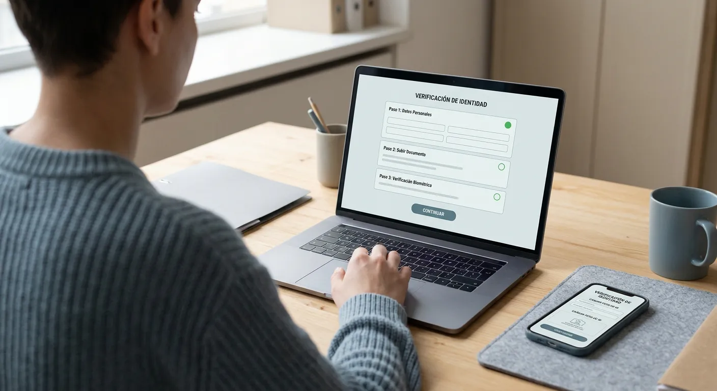 Pasos del proceso de apertura y verificación de cuenta Neteller