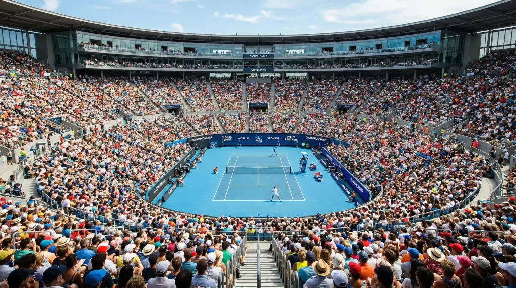 Tennis markt wirtschaft grand slam stadion Bild
