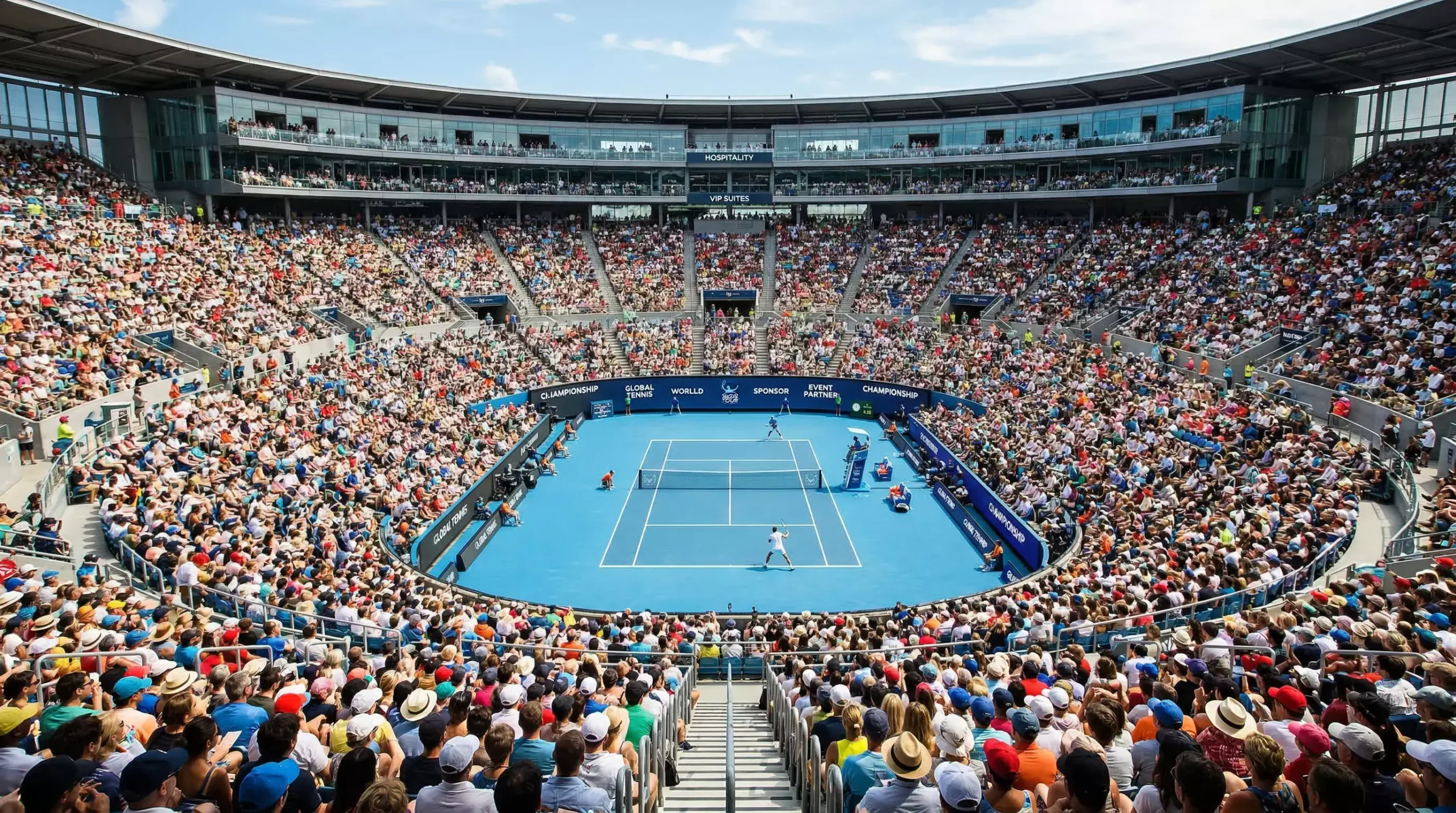 Tennis markt wirtschaft grand slam stadion Bild