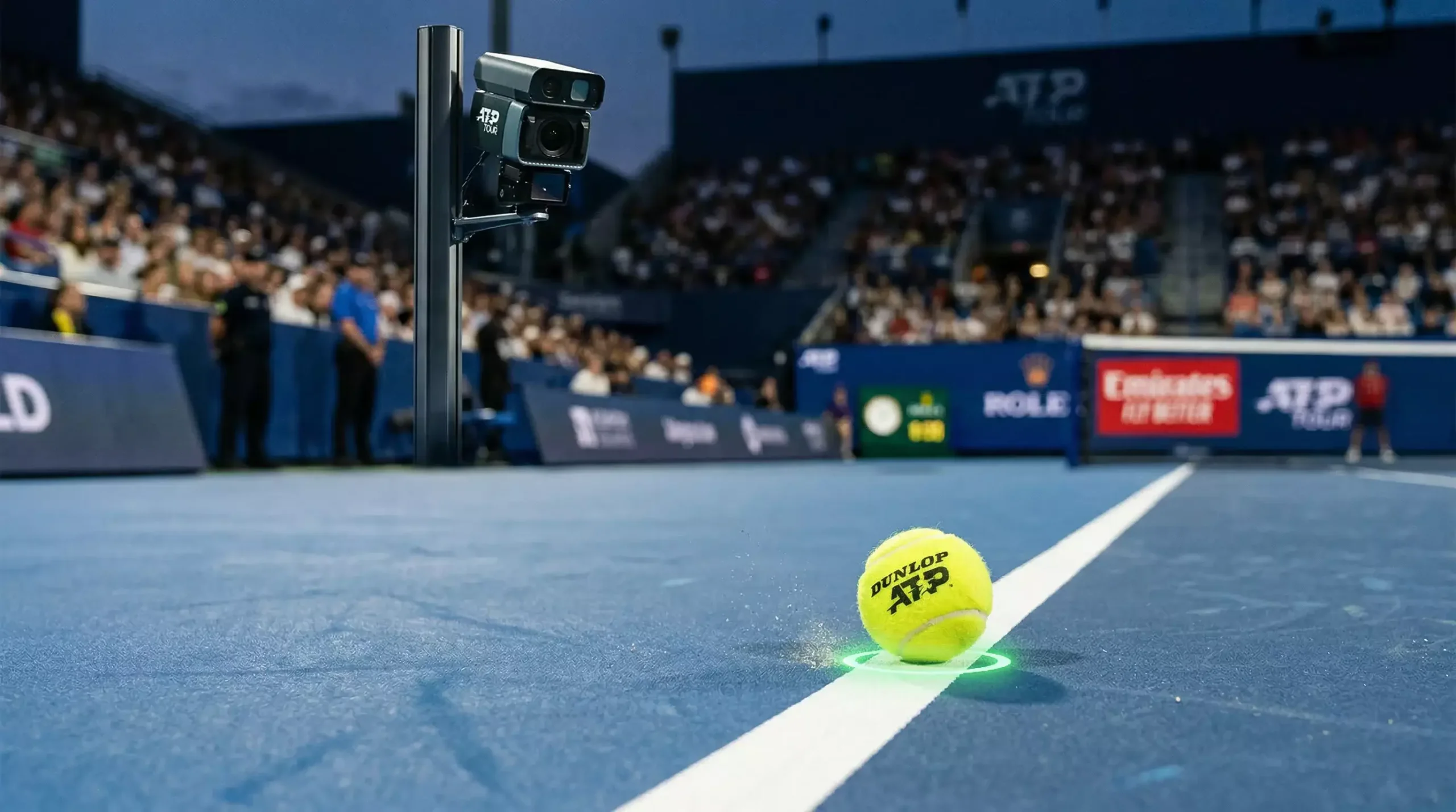 Tennis video review hawkeye technologie Bild